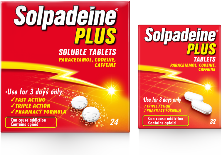 Solpadeine Plus product packaging image